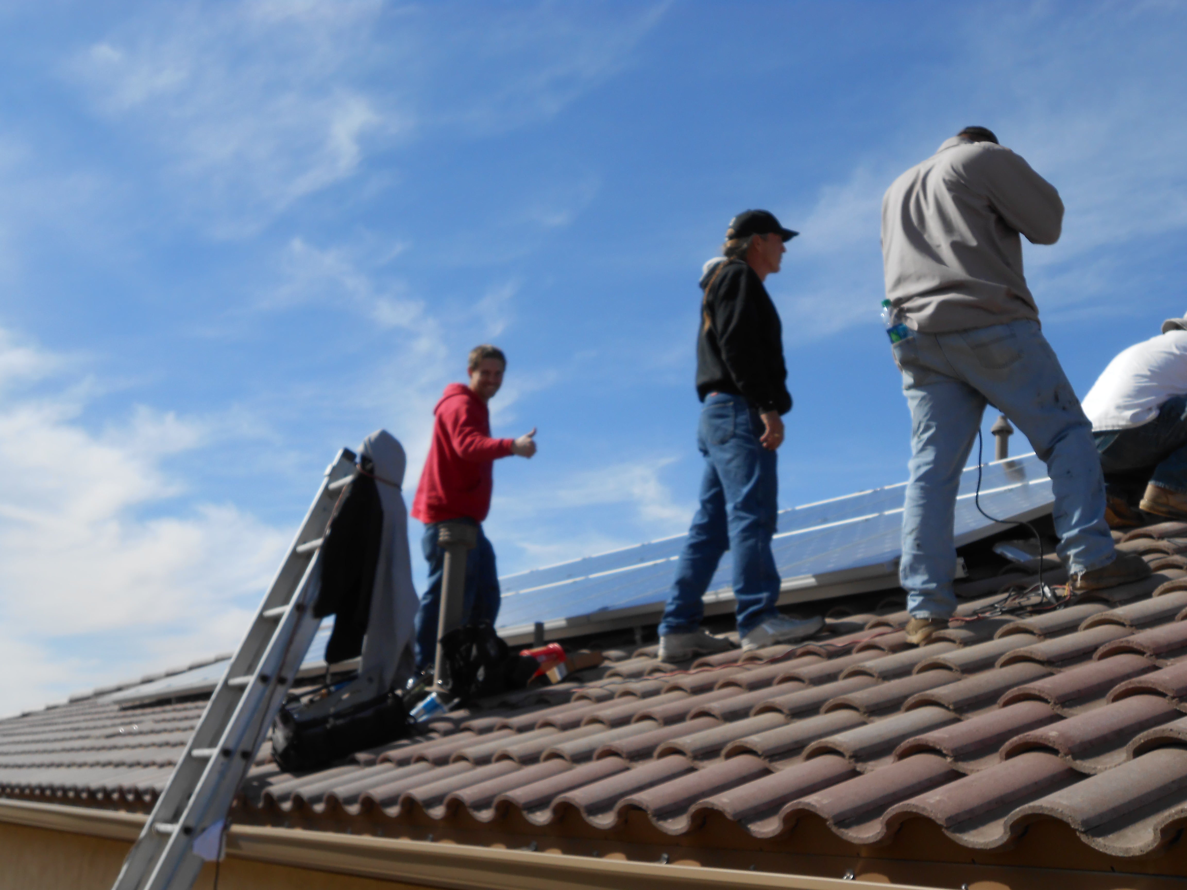 Tile Roof Solar Installation