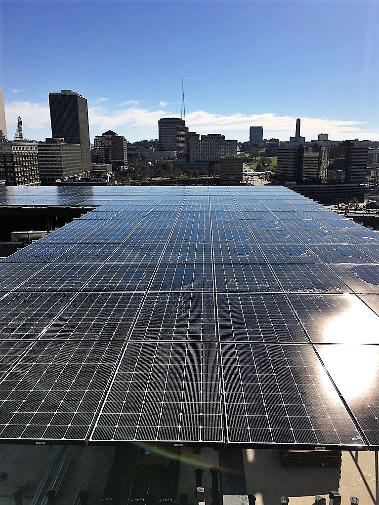 Downtown Kansas City Solar Canopy
