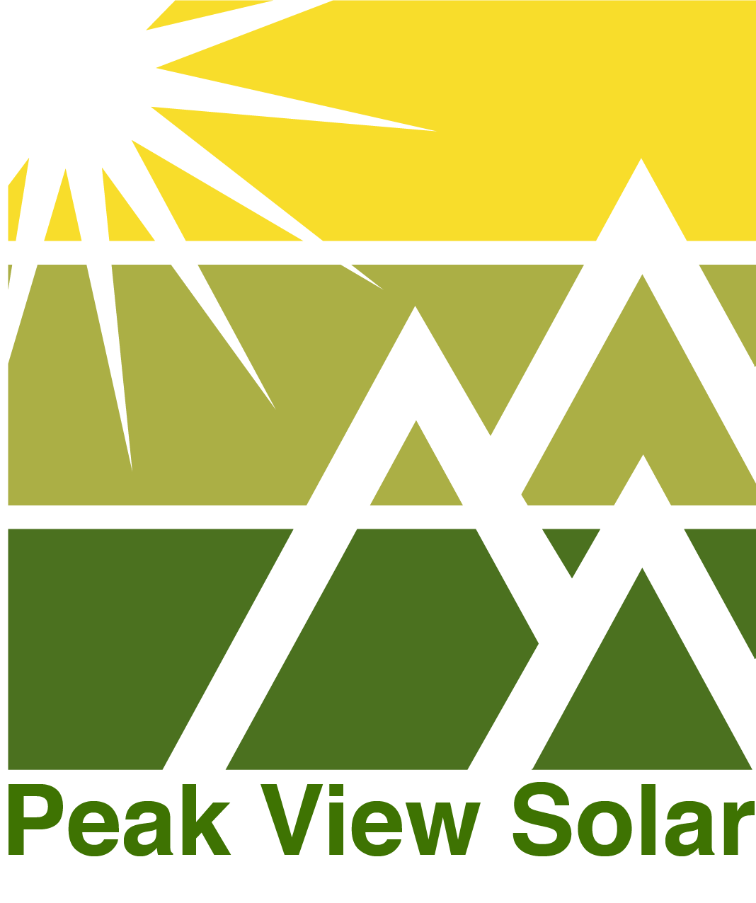 Peak View Solar - Out of Business logo