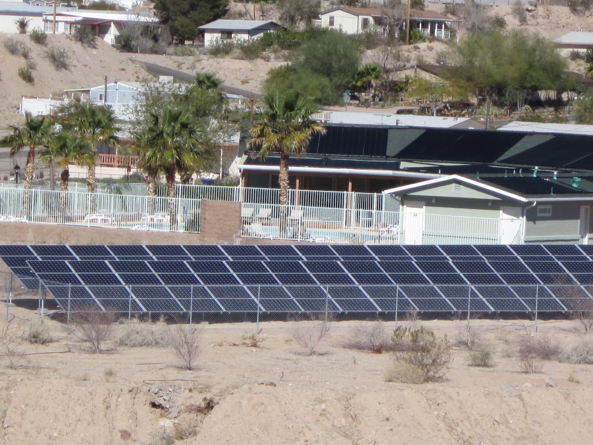 Commercial Solar Ground Rack in Bullhead City AZ