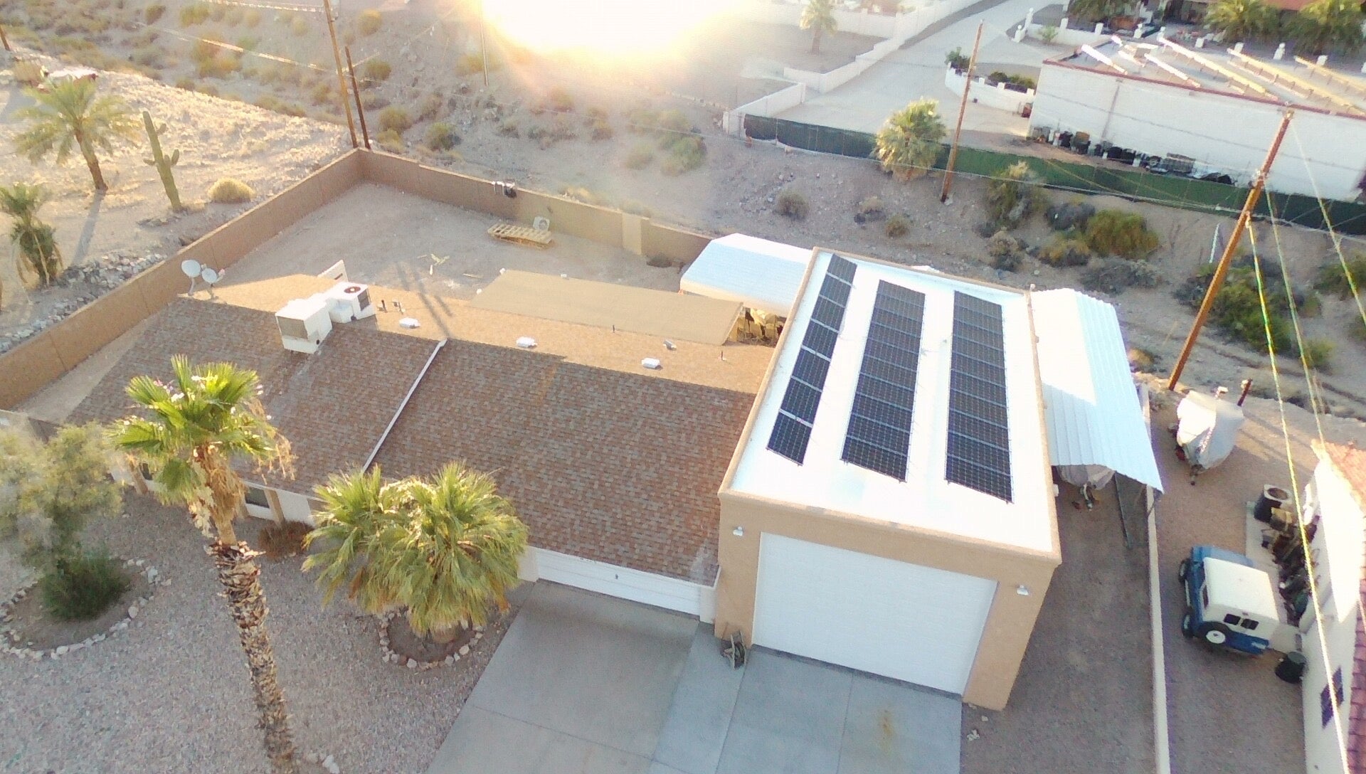 Solar on the RV Garage