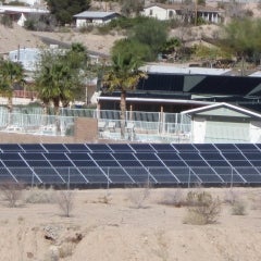 Commercial Solar Ground Rack in Bullhead City AZ
