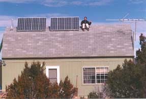 8 Siemens SP-75 solar panels Located near Seligman, AZ