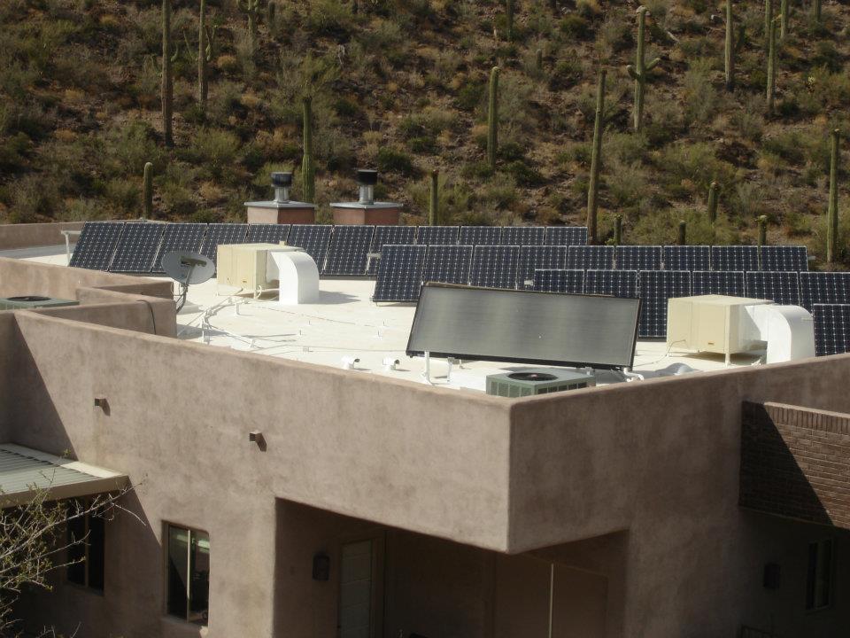 6.72 kw Solar PV and Solar Hot Water