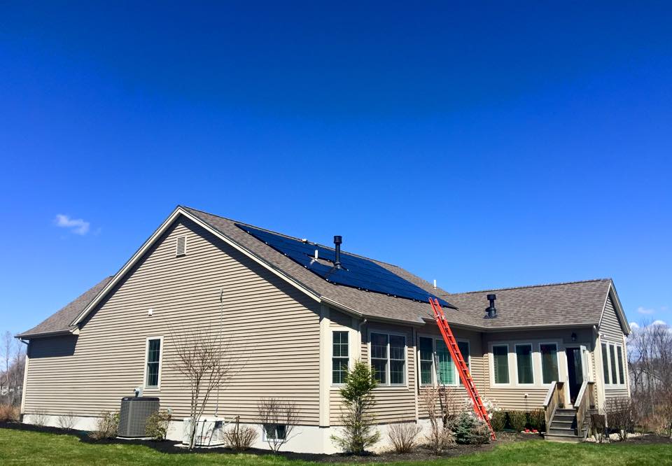 SolarWorld Solar Panels New Construction Home Clifton Park, NY