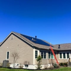 SolarWorld Solar Panels New Construction Home Clifton Park, NY