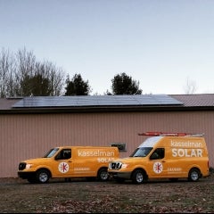 Solar Panels On A Home In Clifton Park, NY