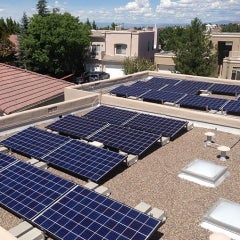 Ballast Mounted Solar Panels - Albuquerque