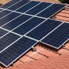 Residential Solar Rooftop Installation on Tile