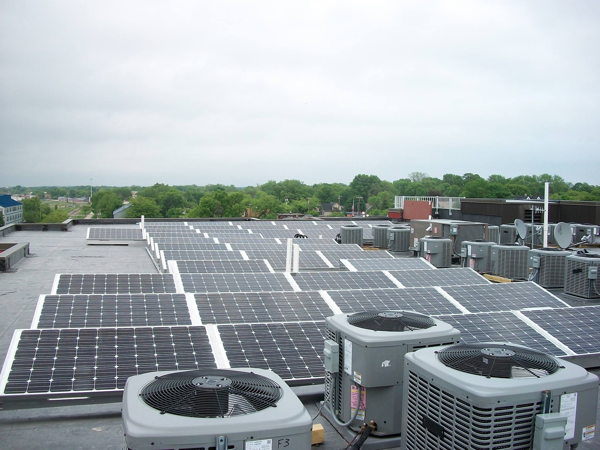 11 kW commercial solar installation