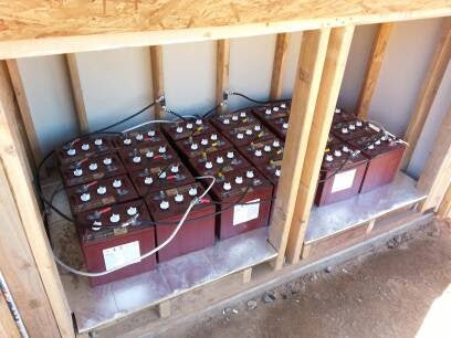 Off grid system in Alpine, CA