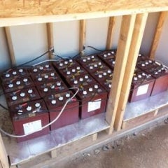 Off grid system in Alpine, CA