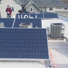 6.9 kW Flat Roof Installation - Wabasha, MN