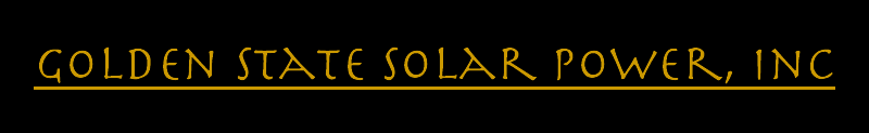Golden State Solar Power logo