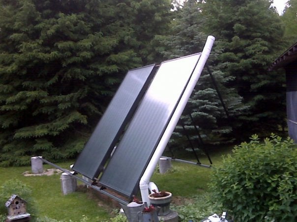2 Solar Water Heaters
