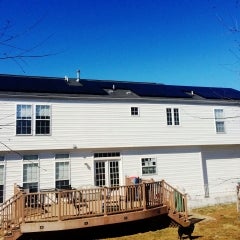 All-black, American-made panels harvesting over 12,000 kWhs annually in Walkersville, MD!