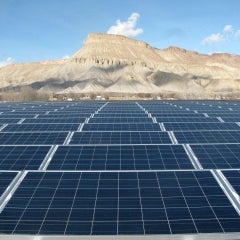 Mt. Garfield Middle School, 200KW solar installation