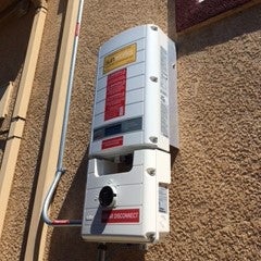 SolarEdge inverter w/ clean conduit run