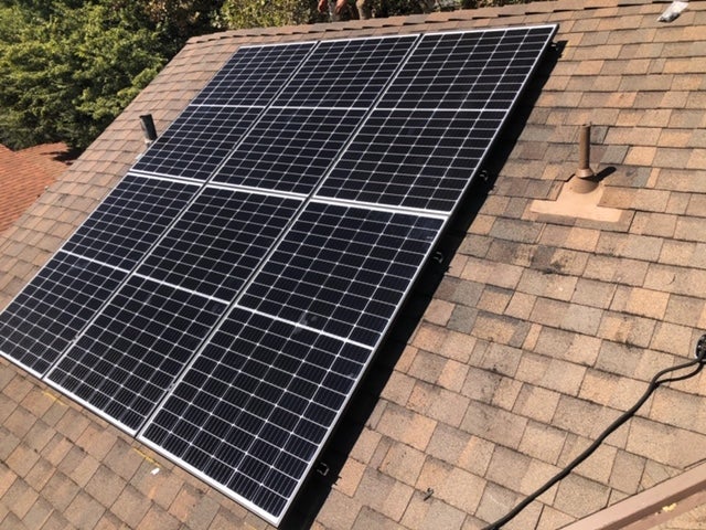 Simple array on comp. shingle