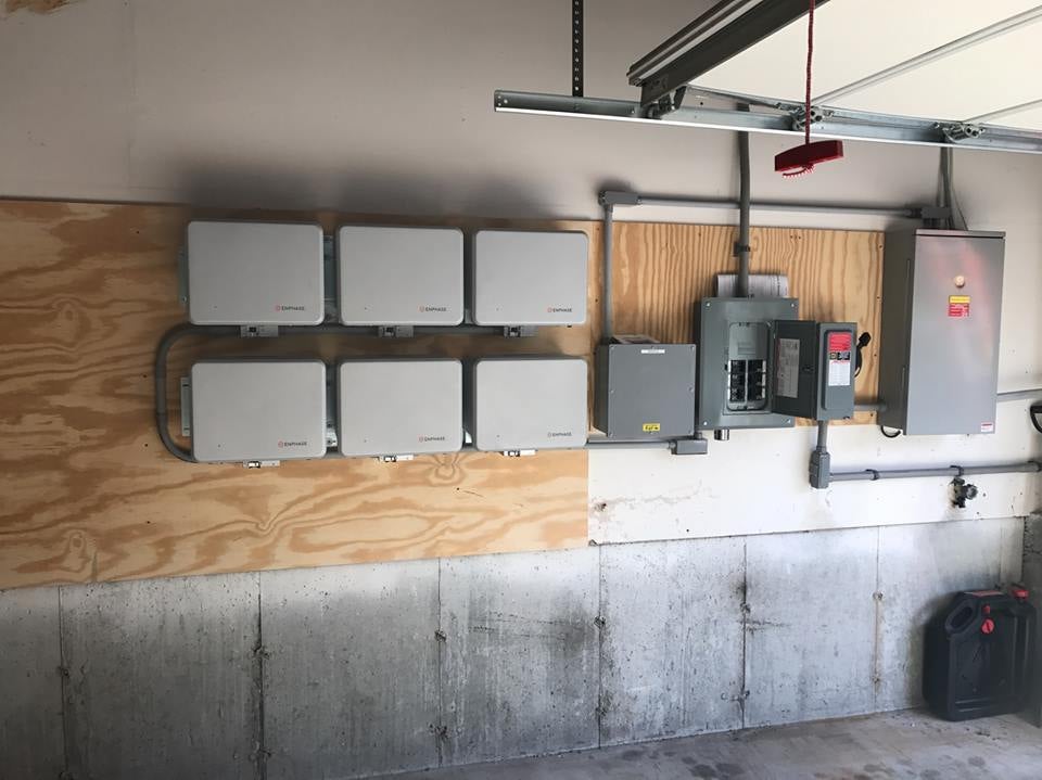 7.2kWh Enphase AC Battery system installed in New Boston NH