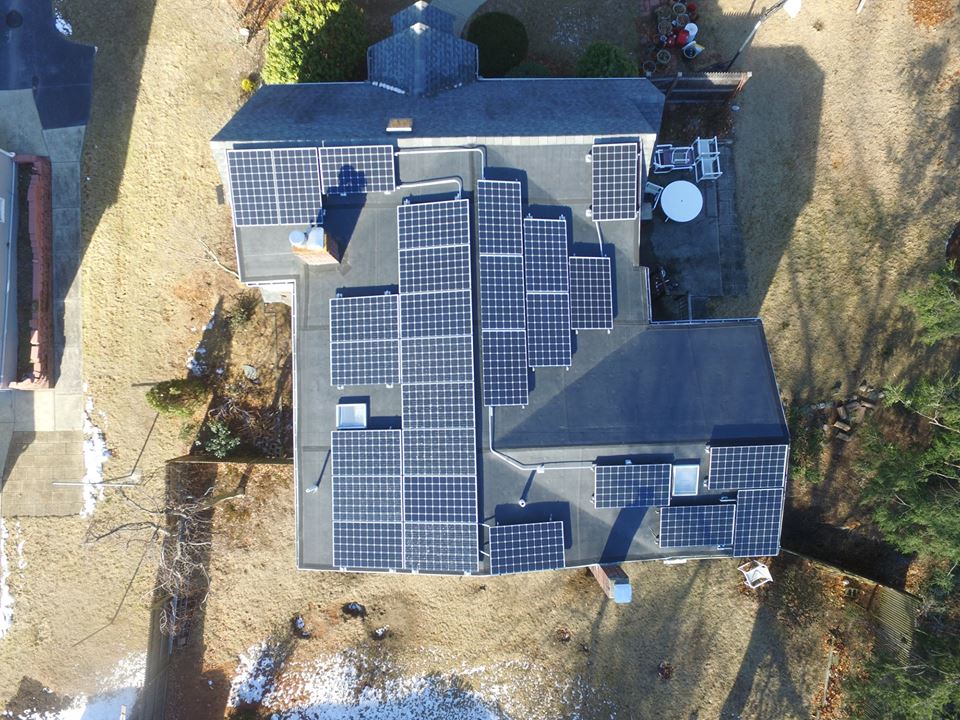 7.70kW Canadian Solar 275w Monocrystalline install in Framingham MA.