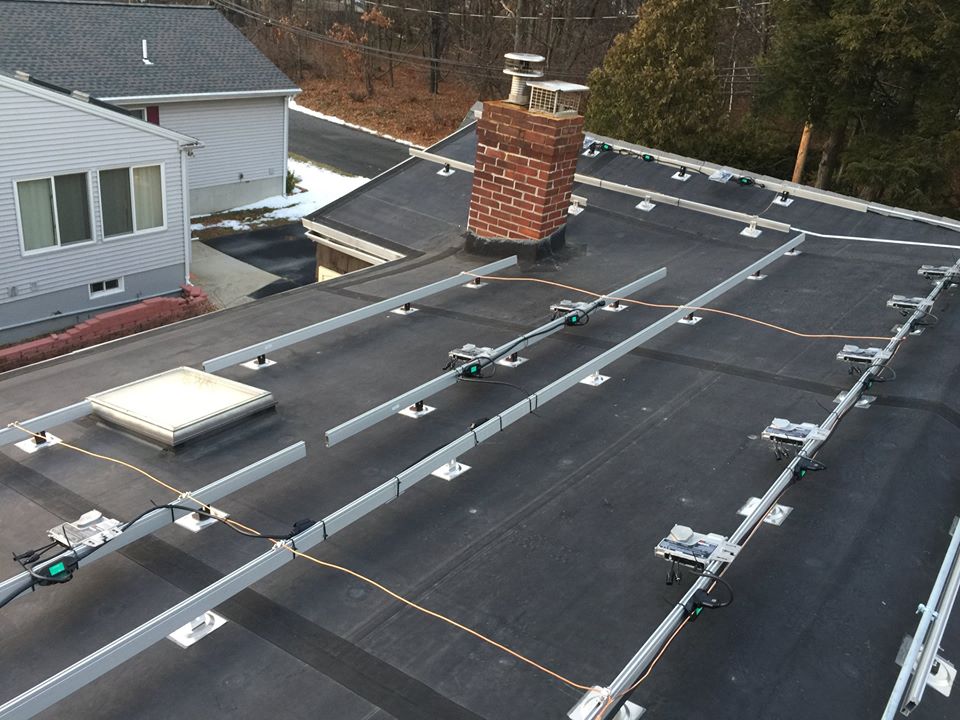 Enphase install Rubber Roof