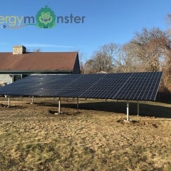 7.92kW LG330 Ground Mounted array in Westport MA
