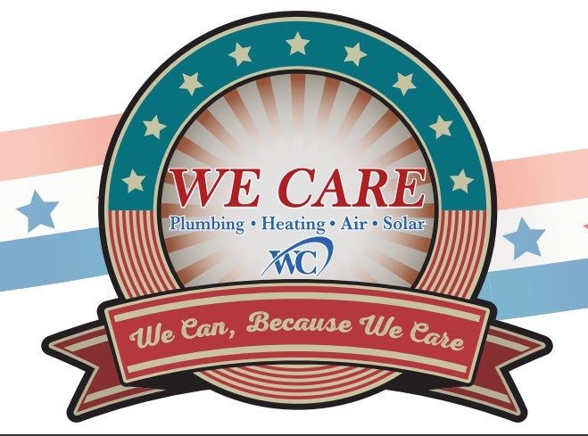 We Care Plumbing Heating Air and Solar logo