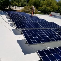 Solar install on Eichler home in Walnut Creek