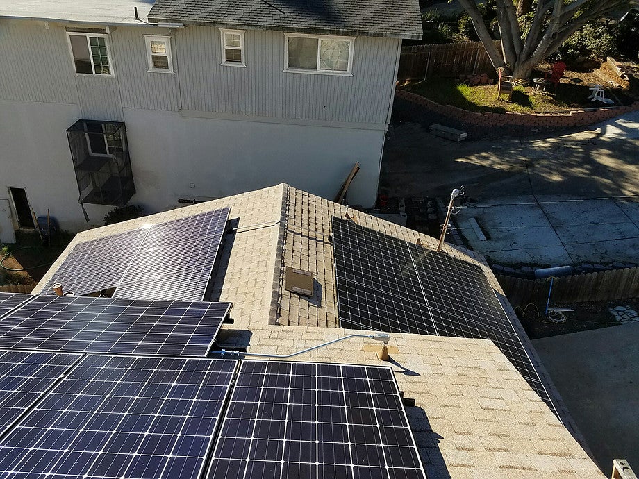 Solar installation in Spring Valley CA