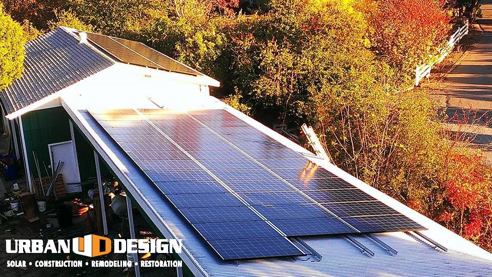 Roof Mount Agricultural Solar Array