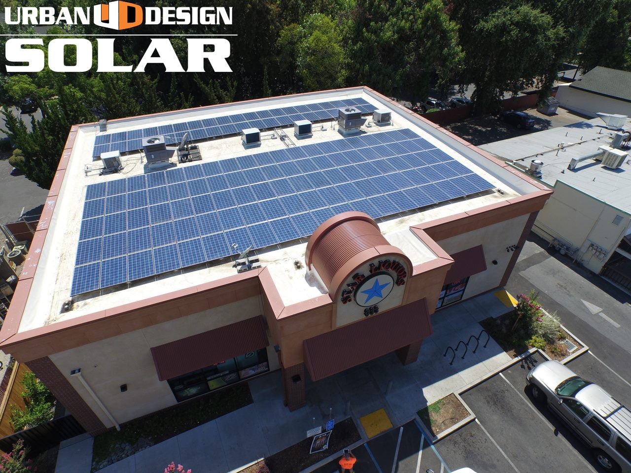 Star Liquors Roof Mount Commercial Solar