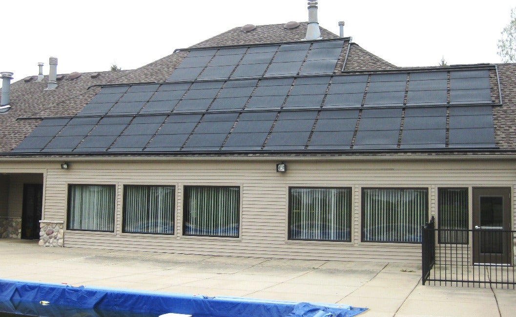 Condominium Solar Pool Heating, Canton, MI