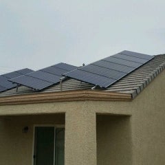 Tilted Solar Array