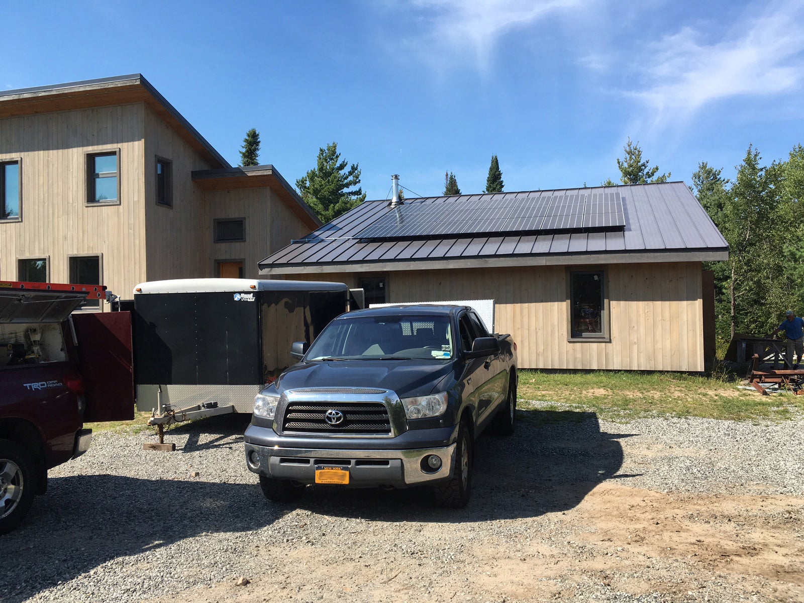 Solar for new standing seam metal roofs works well.