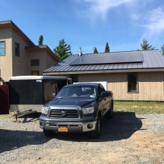 Solar for new standing seam metal roofs works well.