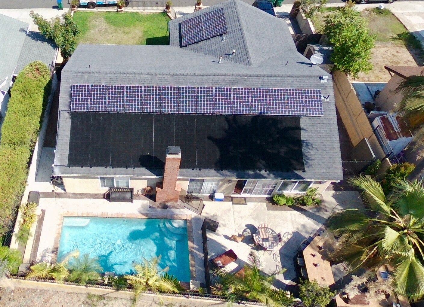 PV and Pool Heating system in Orange County