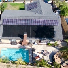 PV and Pool Heating system in Orange County