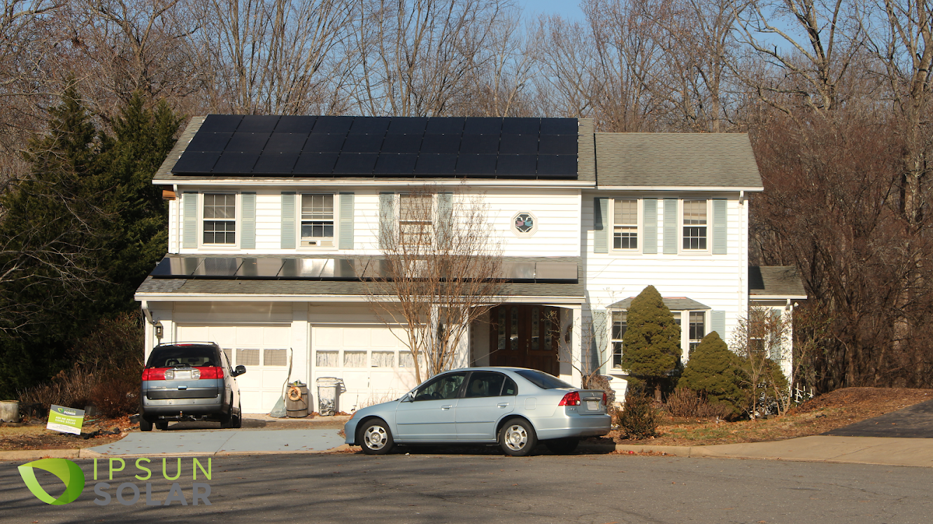 Front of home solar in VA