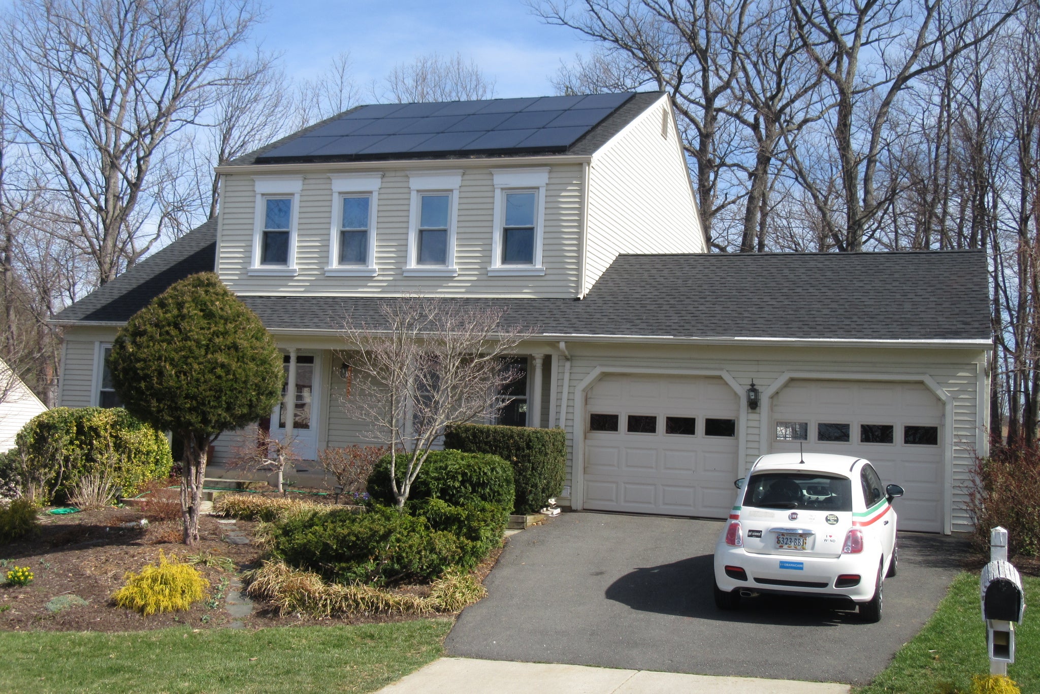Renovated home with solar