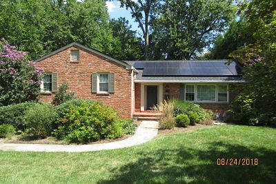 Ranch style home in VA goes solar