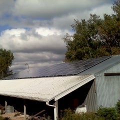 20k solar array at a farm in Rudolph.