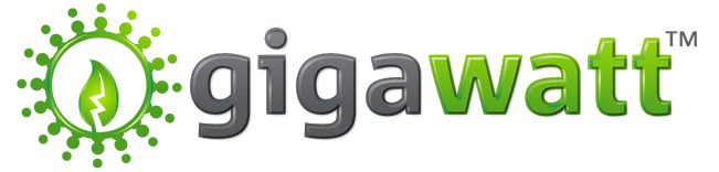 Go Green Solar / Gigawatt logo