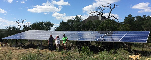 13.5 KW Ground Mount in New Braunfels