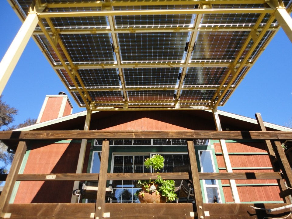 The PHATportâ„¢. Solar patio awning