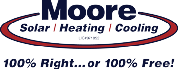 Moore Solar/Heating/Cooling logo