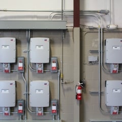 Inverters on a Three-Phase Commercial Project in Gainesville, FL