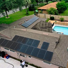 7.8 kW Roof Mounted PV System in Gainesville, FL