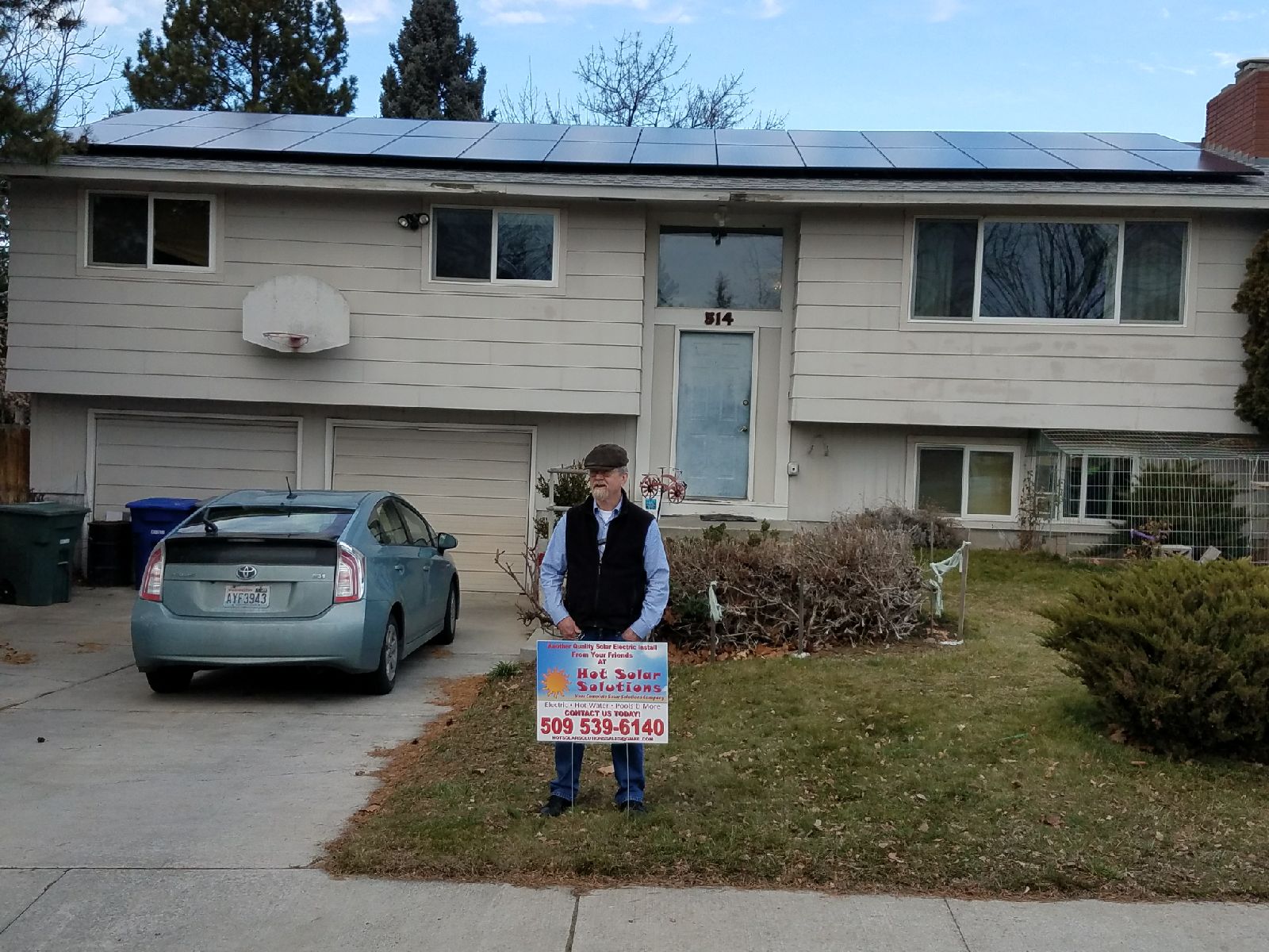 Happy Solar Home Owner