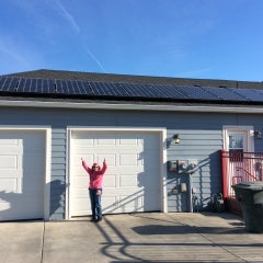 Another HAPPY Hot Solar Solutions Customer!